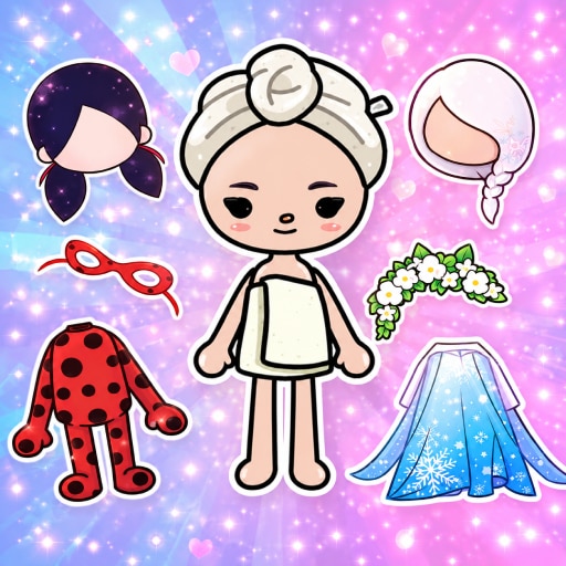 Toca Life - Berdandan untuk Anak Perempuan on Prinxy