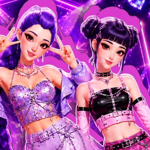 K팝 스타일리스트: 아이돌 걸스 on Prinxy