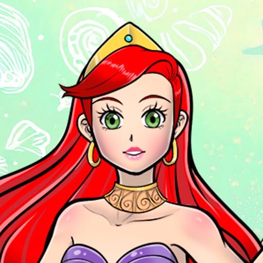 Kawaii Mermaid Dress Up Game on Prinxy