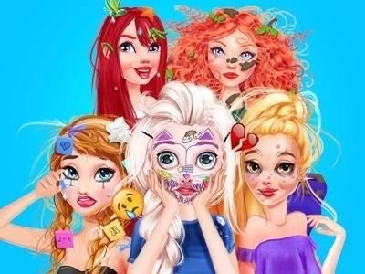 Prinsesser makeover salong on Prinxy