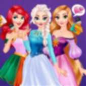 Prinsesser regnbuekjoler on Prinxy