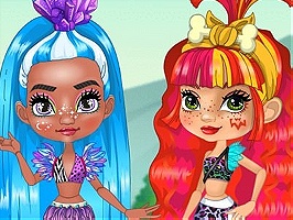Cave Girls Dress Up Game on Prinxy