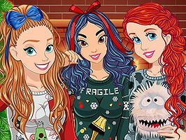 Mga Princesses Ugly Sweater Fun on Prinxy