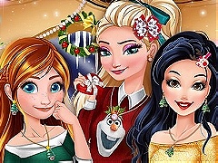 الأميرات في عيد الميلاد on Prinxy