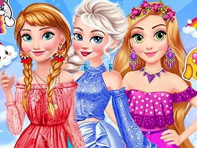 أزياء الأميرة قوس قزح on Prinxy