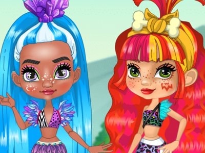 Cave Girls Dress Up Game on Prinxy