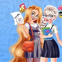 Ellie and Blondie Back To School on Prinxy