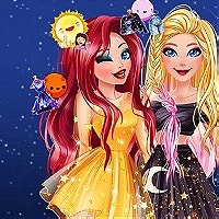 Ellie and Mermaid Princess Galaxy Fashionistas on Prinxy