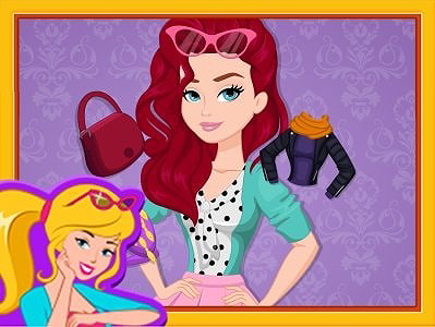 girl play game fashion princess hair