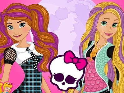 DISNEY GIRLS GO TO MONSTER HIGH 2 jogo online no