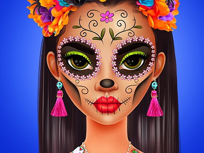 Jogo Halloween Makeup Trends no Jogos 360