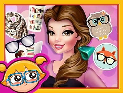 girl play game fashion princess hair