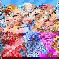 Princess Rainbow Dressup on Prinxy