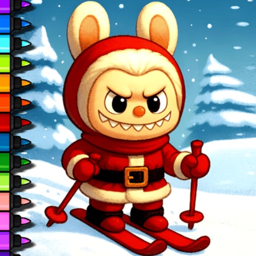 Easy Coloring Labubu Time on Prinxy