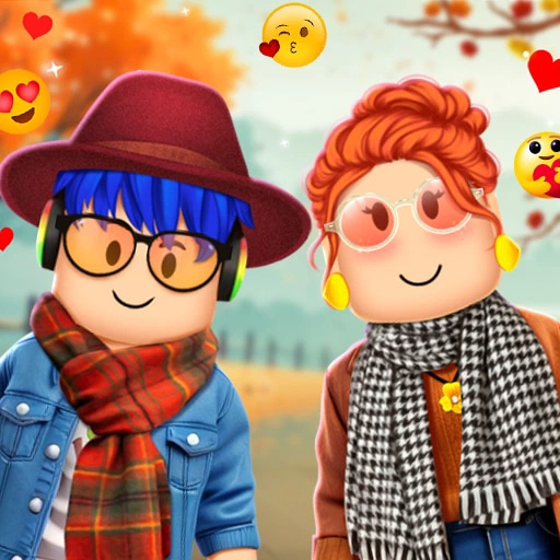 Roblox Couple Autumn Dress Up on Prinxy