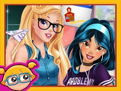 Princesses Off To School 👗 Play Free Girl Games - Prinxy