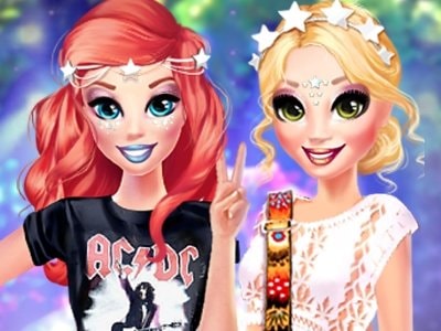 Princesses Rock Concert Style on Prinxy