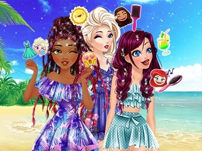 Princesses Summer Braids on Prinxy