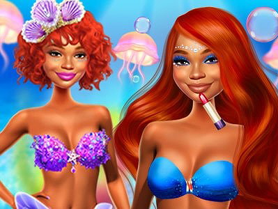 Jogos de Vista a Barbie Sereia no Meninas Jogos