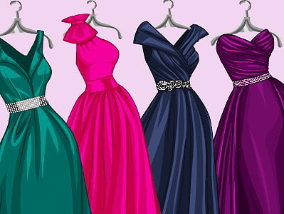 Coleção de vestidos de baile de inverno das princesas 👗 Jogue Grátis  Coleção de vestidos de baile de inverno das princesas - Prinxy