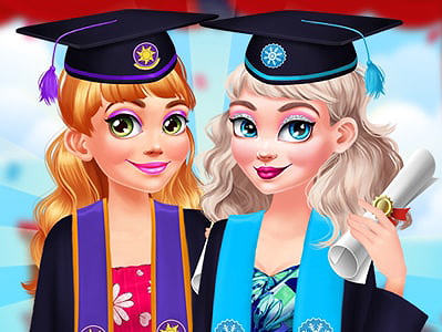 Elsa and Rapunzel College Girls em Jogos na Internet