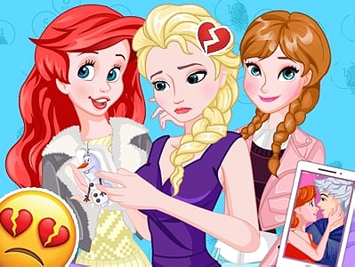 Frozen Elsa vs Anna - jogos online de menina