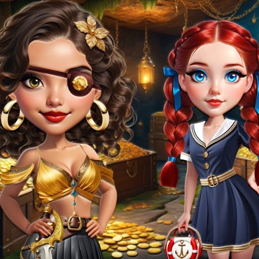 Marinheiro chique vs. amuleto pirata on Prinxy