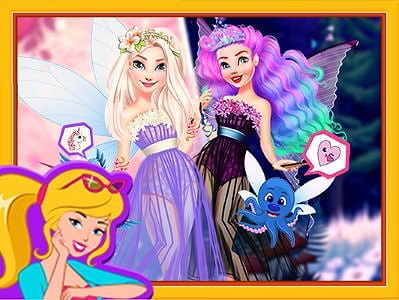 Jogos da Barbie de vestir e maquiar a super barbie vs a princesa