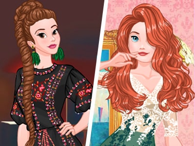 Princesas Fashion Wars: Boho Vs Vestidos on Prinxy