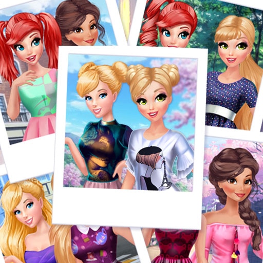 Selfies das melhores amigas das princesas on Prinxy