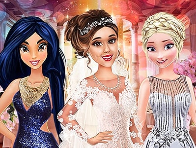 Maquiar e vestir noiva princesa - Jogos para Meninas