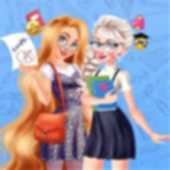Ellie und Blondie zurück in der Schule on Prinxy