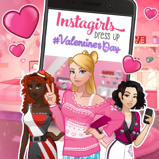 Instagirls-Verkleidung zum Valentinstag on Prinxy