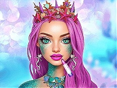 Mermaidcore Make-up on Prinxy