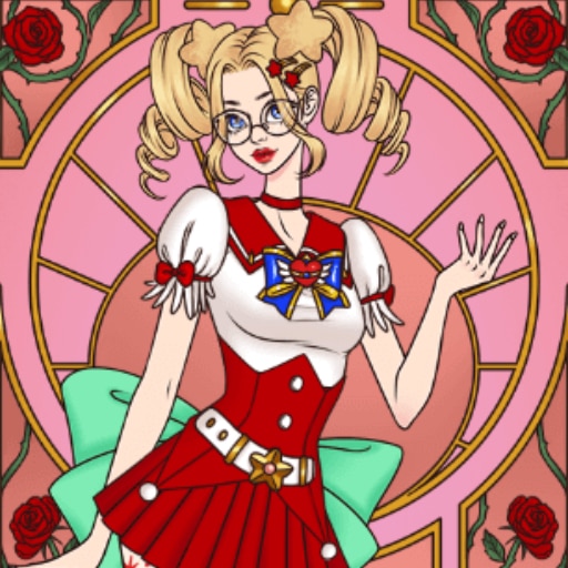 Chica mágica del Art Nouveau on Prinxy