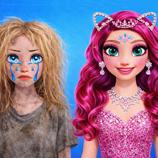 Chica rica vs. chica pobre: Vístete y cambia de imagen on Prinxy