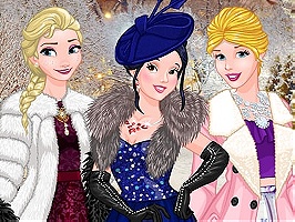 Las princesas dan la bienvenida al baile de invierno on Prinxy