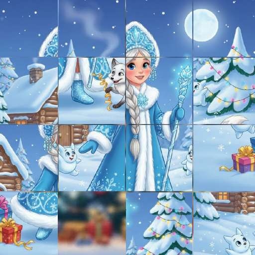 Mosaico de nieve - Arma una fiesta on Prinxy
