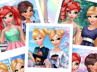 Princesas BFFs Selfies on Prinxy