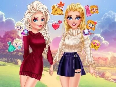 Ellie et Eliza modèles d&#39;automne on Prinxy