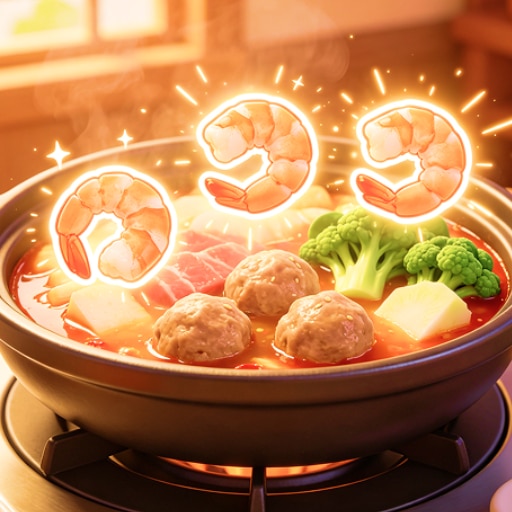 Super Hot Pot : Tri des aliments on Prinxy