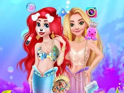 Η Blondie Visits Mermaid on Prinxy