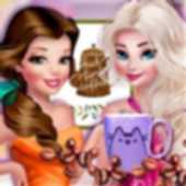 Μόδα πριγκίπισσες πάνω από τον καφέ on Prinxy