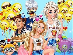 Πάρτι Emojis Ζευγαριών on Prinxy