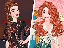 Princesses Fashion Wars: Boho Vs Gowns on Prinxy