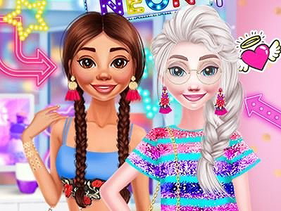 Princesses Neon Fashion on Prinxy
