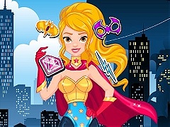 Creatore di avatar di super eroina on Prinxy