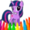 Libro da colorare Little Pony on Prinxy