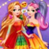 Principessa Disegna il tuo vestito arcobaleno on Prinxy