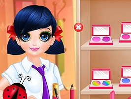 Ragazza punteggiata torna a scuola on Prinxy